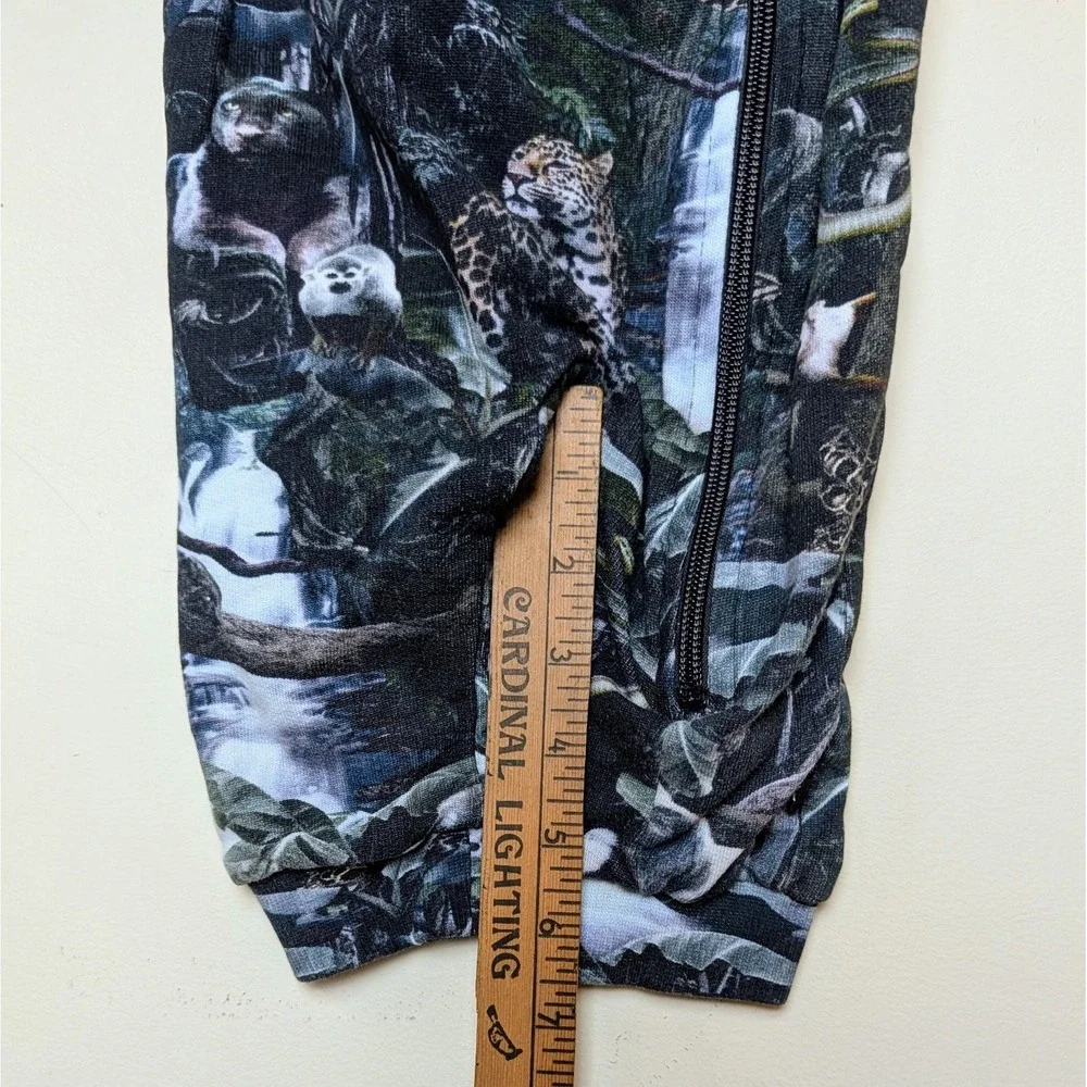 Molo Moonlit Jungle Animals One Piece Pajama Romper Baby‎ Size 68 - 6 Months